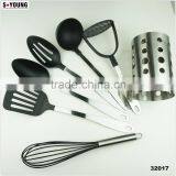 32017 7PCS NYLON KITCHEN TOOLS WITH S/S STAND thumbnail-1