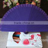 Paintedd Spanish Fan With Wood Ribs thumbnail-3