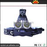 Multifunctional 2000 Lumens 2 LED T6 Adjustable Ultral Bright Headlamp Flashlight Bicycle Light Headlamp thumbnail-3