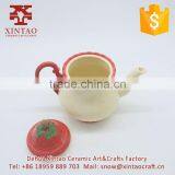 Eco-friendly Strawberry Ceramic Soup Pots With Lid for Kitchenware thumbnail-4