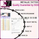 Fashion Temporary Metal Gold and Silver Tattoo Sticker Good Quality and Price thumbnail-6