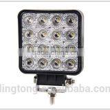 48W LED Work Light Lamp Truck SUV ATV Forklift Off-road Vehicle Taillight 12/24V thumbnail-1