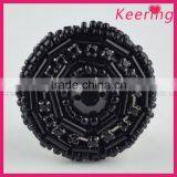Keering New Arrival Black Handmade Sew on Decorative Buttons for Fur Coat WBKA-302 thumbnail-1
