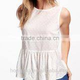 2016 Fashion Embroidered Peplum Top for Women HST8060 thumbnail-4