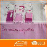 New Fashion Cartoon Light Pink Long Sleeved Cotton Baby Clothes Romper thumbnail-3