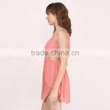 Maxnegio Sexy Short Necked Women Mini Beach Dress thumbnail-5