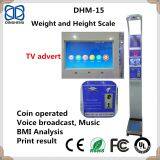 DHM-15 Coin Operated Height and Weight Scale With Printer and Ulltrasound Height Sensor thumbnail-5