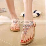 Zm50192b 2017 New Style Women Sandals Wholesale Sweet Beach Shoe Lady thumbnail-1