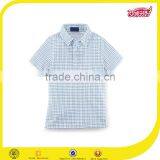 Cotton Mesh Boys School Uniform Wholesale High Quality 100%cotton Plaid Polo Shirt Softextile Plain T-shirt thumbnail-1