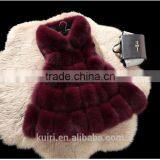 New Winter Genuine Fox Fur Vest Women's Full Pelt Gilet Warm Luxury Real Natural Fox Fur Waistcoat Pockets thumbnail-4