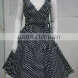 Walson Rockabilly Tea Shirt Dress Polka Dot 50s Retro Plus thumbnail-1