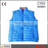 100% Nylon Casual Body Warmer Light Weight Down Vest With Soft Hand Feeling thumbnail-1