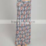 2016 New Maternity Skirt With Navy And Ivory Ikat Maternity Maxi Skirt Fashion Women Clothing WD80817-11 thumbnail-1