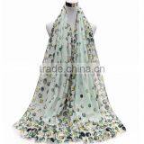 YiWu Market Fashion Custom Lady Scarf Dot Printed Scarf thumbnail-3