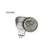 High Power 4W IP20 50mm * 51mm 2600 - 3700K .Aluminium Alloy MR16 LED Bulbs For Artwork thumbnail-1