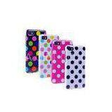 Blackberry Z10 Silicone Cell Phone Cases For Women , Pink Polka Dot