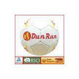 Size 5 Training PVC Soccer Ball With Hand Sewn 18CM / Rubber Bladder for Brand Promotion