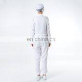 SANXIA White 100%Polyester Jumpsuit Food Factory Worker Wear thumbnail-4