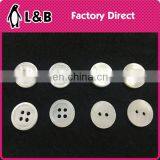 Wholesale White Shirt Mother of Pearl With Varnish Natural Rivershell Pearl Button thumbnail-2