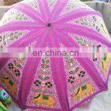 Latest Design 2015 Vintage Sari Material Handmade Indian Garden Parasols