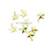 Fashion Jewelry Making Gold Plated Five-pointed Wholesale Star Charms thumbnail-1