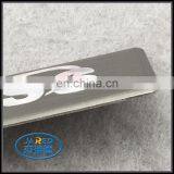 Chinese Suppliers Self Adhesive Custom Name Design Car Metal Brushed and Embossed Aluminum Label thumbnail-3
