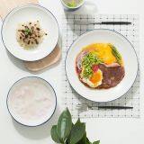 Wholesale Popular Eco-friendly Nordic Style Matte Glaze Macaron Color Home Goods Ceramic Dinnerware Sets thumbnail-5