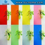 BT111 Transparent Yellow Window Film Self-adhesive PVC Building Glass Tint Window Film thumbnail-2