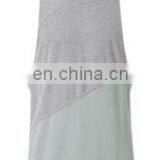 Wholesale Custom Logo Gym Fitness Hooded 3panels Drop Armhole Cotton Men Tank Top thumbnail-6