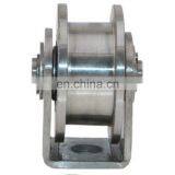 73*30mm SUS201 U Groove Wheels Pulley Drawer Sliding Gate Castor Roller thumbnail-3