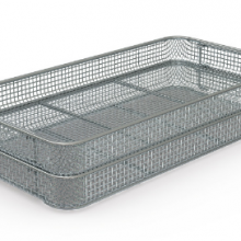 da Vinci® Instrument Tray Customizeable Full-Size Trays Sterilisation Basket – Wire Mesh Base, Perforated Sides – Various Sizes thumbnail-2