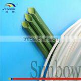 UL Approval Green Color Braided Fiberglass Sleeve Impregnated Silicone thumbnail-1