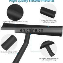 Hot Sell Black Silicone Shower Squeegee Clean Wipers Water Blade With Silicone Hook thumbnail-3