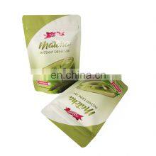 125g Customize Printed Aluminum Foil Packaging Bag Matcha Powder Stand up Pouch With Zipper thumbnail-4