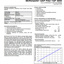 BERGQUIST GP3000S30 GAP PAD TGP 3000 GAP PAD 3000S30 thumbnail-4