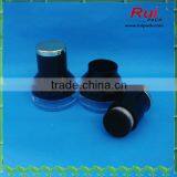 Black Empty Face Blusher Container With Soft Brush,black Makeup Blusher Packaging Container thumbnail-1