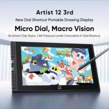 XPPen Unveils Stunning New Artist 12 3rd with X-Dial Shortcut Keys and Upgraded X4 Smart Chip Stylus