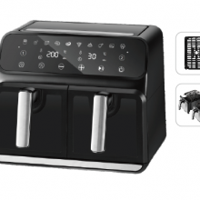 Double Air Fryer/stainless Steel Electric Fryer（Wechat/whatsapp:008613510231336） thumbnail-1