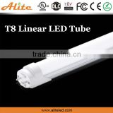 Most competitive price ce emc tuv dlc 120lm/w T8 4ft led tube light
