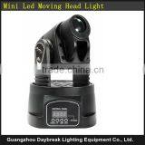 Disco Dmx Mini Led Moving Head Light 1pcs x 15w White Lamp thumbnail-1