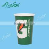Food-grade Flexo Printed Cold Lemon Juice Paper Cups With Lids
