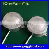 100mm Milky or Clear Shell with Aluminum Base led point source wall light