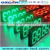 electronic single led sign led station gas price led screen 88.88 12 inch 7 segment price led display