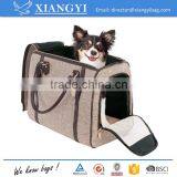Portable Washable Pet Carrier High End Sleek Dog and Cat Hand Bag With pu Details thumbnail-1