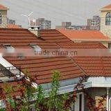 Wholesale Red Stone Coated Steel Roofing Tiles Roofing Shingles Factory