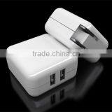 5V 2.1A Output USB Charger 2 Port USB Charger for Mobile Phone thumbnail-2