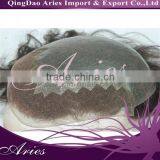 Top 5A Grade Unprocessed Virgin Brazilian Hair Toupee thumbnail-4