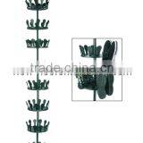 96 Pair 8 Tiers Telescopic Rotary Shoe Rack Shelf thumbnail-1