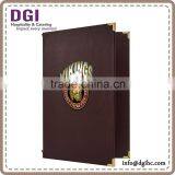Screw Menu Book Holder Restaurant Menu Cover Menu Cover / Genuine Leather Menu thumbnail-6