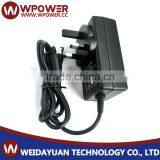 Ac/dc 9V 2A Power Adapter 18W Wall Type Right Angle Connector 5.5X2.5mm/5.5X2.1mm With CE FCC SAA C-tick RoHS Certificates
